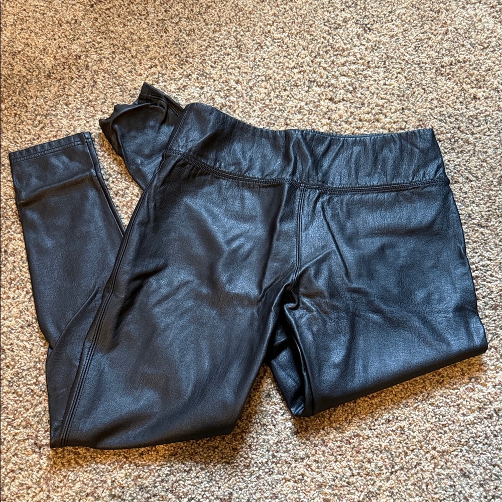 Nordstrom Black Faux Leather Pants